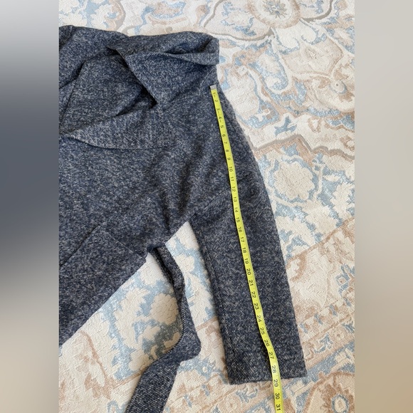 7 for all mankind Women Blue Belted Jacket Wool Blend size S - Picture 10 of 10